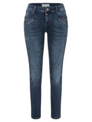 Timezone Dżinsy "Cailla" - Slim fit - w kolorze niebieskim rozmiar: W29/L32. Niebieskie jeansy damskie Timezone. Za 96.60 zł.