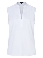 More & More Bluzka w kolorze białym rozmiar: 44. Białe bluzki damskie More & More, bez wzorów, bez kołnierzyka, bez ramiączek. Za 69.99 zł.