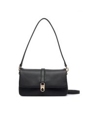 Tommy Hilfiger Torebka Th Libre Conv Flap Crossover AW0AW19195 Czarny. Czarne torebki klasyczne damskie Tommy Hilfiger, ze skóry, bez dodatków. Za 649.99 zł.