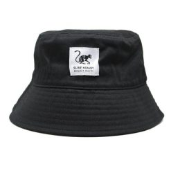 Kapelusz - 100% Bawełna / Dorośli / Bez sznurka (Czarny). Szare kapelusze damskie SURF MONKEY, bez wzorów, z bawełny. Za 159.95 zł.