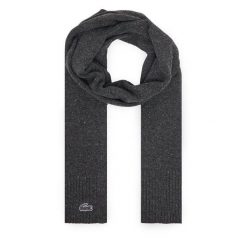 Szalik Lacoste. Szare szaliki damskie Lacoste, bez wzorów. Za 339.99 zł.