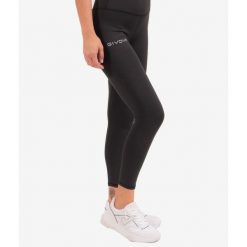 Damskie legginsy Givova Basic. Czarne legginsy damskie Givova, bez wzorów. Za 203.36 zł.