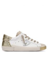 Philippe Model Sneakersy Prdl Prsx Low A013694 PRLD VGX2 Biały. Białe obuwie sportowe damskie Philippe Model, ze skóry, bez zapięcia. Za 1,509.00 zł.