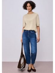 Street One Sweter w kolorze beżowym rozmiar: 36. Brązowe swetry klasyczne damskie Street One, bez kołnierzyka. Za 92.21 zł.