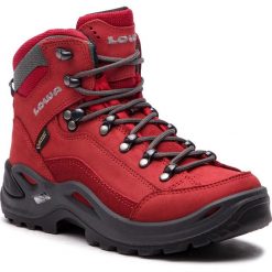 Trekkingi LOWA - Renegade Gtx Mid Ws GORE-TEX 320945 Red 0340. Czerwone obuwie trekkingowe damskie Lowa, z gore-texu. W wyprzedaży za 729.00 zł.