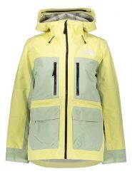 The North Face Kurtka narciarska "Dragline" w kolorze żółto-zielonym rozmiar: S. Zielone kurtki sportowe damskie The North Face, s, bez wzorów, z materiału, bez kaptura. Za 743.23 zł.