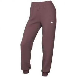 Spodnie sportowe damskie Nike FZ7626502. Czerwone spodnie sportowe damskie Nike, m, bez wzorów, z dresówki, na fitness i siłownię. Za 389.99 zł.