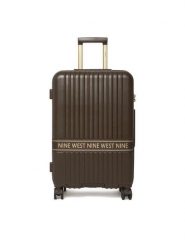 Nine West Walizka średnia CEO-NW-M-001-10 Brązowy ciemny. Brązowe walizki Nine West, bez wzorów, z tworzywa sztucznego, średnie. Za 359.99 zł.
