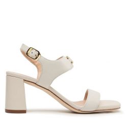 Sandały Unisa. Sandały damskie Unisa, bez wzorów, bez obcasa, na słupku, bez zapięcia. Za 399.99 zł.