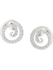 Diamant Vendôme Złote kolczyki-wkrętki z diamentami rozmiar: onesize. Szare kolczyki damskie Diamant Vendöme, z diamentem, złote. Za 935.99 zł.