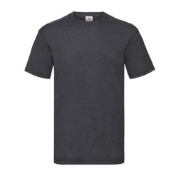 Koszulka Unisex Dla Dorosłych Valueweight. Szare bluzki damskie Fruit of the Loom, xl, bez wzorów, sportowe, bez kołnierzyka, bez ramiączek. Za 35.99 zł.