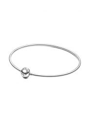 Pandora Srebrna bransoletka rozmiar: onesize. Szare bransoletki damskie Pandora, srebrne. Za 159.95 zł.