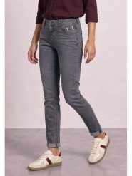 Street One Dżinsy - Slim fit - w kolorze szarym rozmiar: W29/L30. Szare jeansy damskie Street One. Za 214.95 zł.