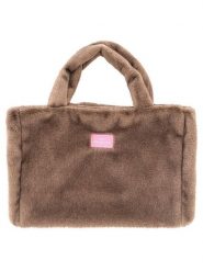 Zwillingsherz Shopper bag "Uni" w kolorze szarobrązowym - 50 x 35 cm rozmiar: onesize. Brązowe shopper bag Zwillingsherz, bez wzorów, z materiału, na ramię, bez dodatków. Za 154.95 zł.