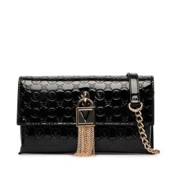 Torebka Valentino. Czarne listonoszki damskie Valentino, bez wzorów, bez dodatków. Za 439.99 zł.