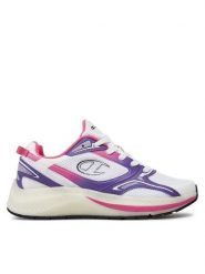 Champion Sneakersy Vibe Low Cut Shoe S11672-CHA-WW015 Biały. Białe obuwie sportowe damskie Champion, ze skóry, bez zapięcia. Za 239.99 zł.