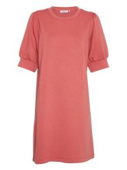 MOSS COPENHAGEN Sukienka dresowa "Petine Ima" w kolorze różowym rozmiar: XS/S. Różowe sukienki damskie Moss Copenhagen, bez wzorów, z dresówki, bez ramiączek. Za 128.55 zł.