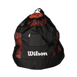 Torba na piłki All Sports Wilson. Czarne torby sportowe Wilson, bez wzorów. Za 194.35 zł.