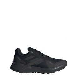 Buty Terrex Soulstride RAIN.RDY Trail Running. Czarne obuwie sportowe damskie Adidas, z materiału, bez zapięcia, do biegania. Za 439.99 zł.
