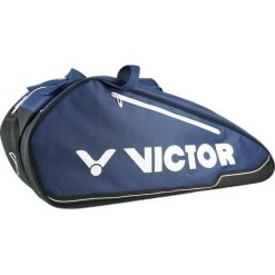 Torba na rakietę do badmintona Victor Multithermobag 9035 B. Niebieskie torby sportowe Victor, bez wzorów, z materiału. Za 503.95 zł.