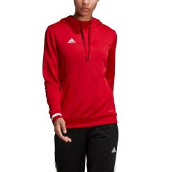 Bluza piłkarska adidas Team 19 Hoody W DX7338. Białe bluzy damskie Adidas, xs, bez wzorów, bez kaptura. Za 81.00 zł.