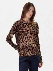 ViCOLO Sweter 22061F Brązowy Regular Fit. Brązowe swetry klasyczne damskie ViCOLO, l, z wełny, bez kołnierzyka. Za 459.99 zł.