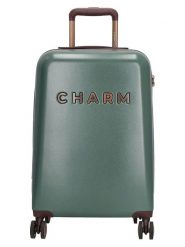 Charm Walizka w kolorze zielonym - 35 x 55 x 20,5 cm rozmiar: onesize. Zielone walizki Charm, bez wzorów, z materiału. Za 217.99 zł.