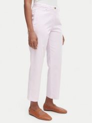 Tommy Hilfiger Chinosy WW0WW49647 Fioletowy jasny Slim Fit. Fioletowe spodnie materiałowe damskie Tommy Hilfiger, bez wzorów, z bawełny. Za 489.99 zł.