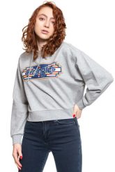 WRANGLER GEO HOODIE DAMSKA BLUZA Z KAPTUREM MID GREY MEL W6N3HPX37 112130792. Szare bluzy damskie Wrangler, xs, bez wzorów, z kapturem. W wyprzedaży za 69.99 zł.