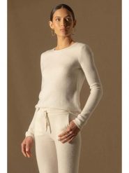 Perfect Cashmere Kaszmirowy sweter "Marya" w kolorze kremowym rozmiar: M. Brązowe swetry klasyczne damskie Perfect Cashmere, m, z kaszmiru, bez kołnierzyka. Za 434.99 zł.