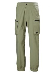 Helly Hansen Spodnie funkcyjne "Move" - Regular fit - w kolorze zielonym rozmiar: XL. Zielone spodnie dresowe damskie Helly Hansen, xl, bez wzorów, z materiału, z podwyższonym stanem, outdoorowe. Za 162.49 zł.