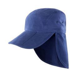 Składana Czapka Legionisty. Niebieskie czapki z daszkiem damskie RESULT HEADWEAR, bez wzorów, z bawełny. Za 45.99 zł.