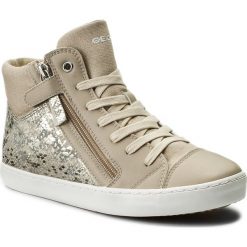 Sneakersy GEOX - J Gisli G. B J744NB 0FNBC C5000 D Beige. Brązowe buty sportowe dziewczęce Geox, z materiału. W wyprzedaży za 189.00 zł.