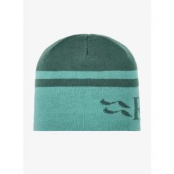 Czapka Rab Logo Band Beanie - green slate/glacier blue. Zielone czapki damskie RAB, bez wzorów, z dzianiny. Za 64.99 zł.