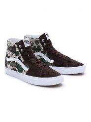 Vans Skórzane sneakersy "SK8-Hi" w kolorze brązowo-oliwkowym rozmiar: 39. Brązowe obuwie sportowe damskie Vans, za kostkę, bez zapięcia. Za 167.28 zł.