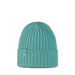 Czapka zimowa z wełny merino Buff Merino Wool Norval. Zielone czapki damskie Buff, na zimę, bez wzorów, z wełny. W wyprzedaży za 179.15 zł.