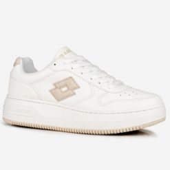 Buty damskie sportowe snekaersy Lotto PALIOT PF. Białe obuwie sportowe casual damskie Lotto, trekkingowe. Za 119.00 zł.