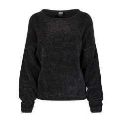 Bluza damska Urban Classic chenille. Czarne bluzy damskie Urban Classics, bez wzorów, bez kaptura. Za 229.00 zł.