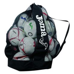 Torba Na Piłki Drużynowe Jeden Rozmiar. Czarne torby sportowe Joma, bez wzorów, z materiału. Za 223.99 zł.