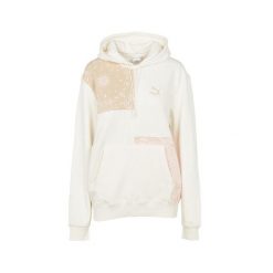 Damska bluza z kapturem Puma Paisley biało-różowa. Białe bluzy damskie Puma, s, bez wzorów, z bawełny, z kapturem. Za 130.25 zł.
