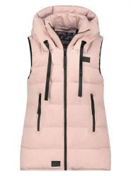 ANAPURNA Kamizelka pikowana "Dolbana" w kolorze jasnoróżowym rozmiar: M. Różowe kamizelki damskie ANAPURNA, m, bez wzorów, bez kaptura. Za 173.99 zł.