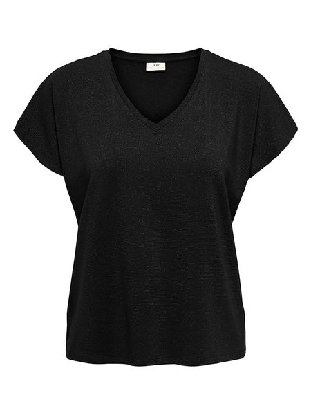 JDY Koszulka w kolorze czarnym rozmiar: XL. Czarne koszulki damskie JDY, xl, bez wzorów, bez kołnierzyka, bez ramiączek. Za 61.60 zł.