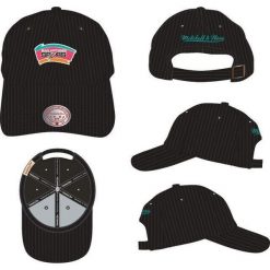 Czapka z daszkiem Toronto Raptors NBA Classic Script 110. Brązowe czapki z daszkiem damskie Mitchell & Ness, bez wzorów. Za 198.50 zł.