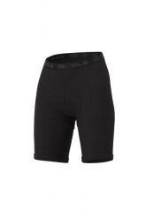 Bokserki rowerowe z wkładką damskie Alé Cycling Off Road Enduro Padded Liner. Czarne bokserki damskie ALÉ CYCLING, bez wzorów, z elastanu. Za 201.99 zł.