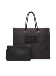 Elisabetta Franchi Torebka BS-82A-52E2-V440 Czarny. Czarne torebki klasyczne damskie Elisabetta Franchi, z tworzywa sztucznego, bez dodatków. Za 1,139.00 zł.
