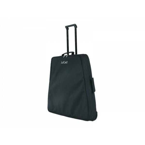 Torba transportowa z kółkami i teleskopową rączką do wózków JuCad Drive, Drive S. Czarne torby podróżne JUCAD, bez wzorów. Za 922.00 zł.