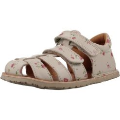 Sandały FRODDO G3150283 Kwiatowy. Sandały damskie Froddo, bez wzorów, ze skóry, bez obcasa, bez zapięcia. Za 356.99 zł.