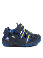 CMP Sandały Baby Naboo Hiking Sandal 30Q9552 Granatowy. Niebieskie sandały chłopięce CMP, ze skóry, bez zapięcia. Za 99.99 zł.