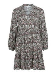 Vila Sukienka "Tullina" ze wzorem rozmiar: 34. Sukienki damskie Vila, bez wzorów, z wiskozy, bez ramiączek. Za 43.99 zł.