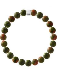 Pearline Bransoletka "Paix Interieure" z kamieniem naturalnym rozmiar: 22 cm. Brązowe bransoletki damskie Pearline, srebrne. Za 104.99 zł.